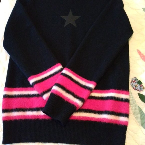 Givenchy Paris Red White Blue Sweater Stars Men's Medium - Picture 10 of 11